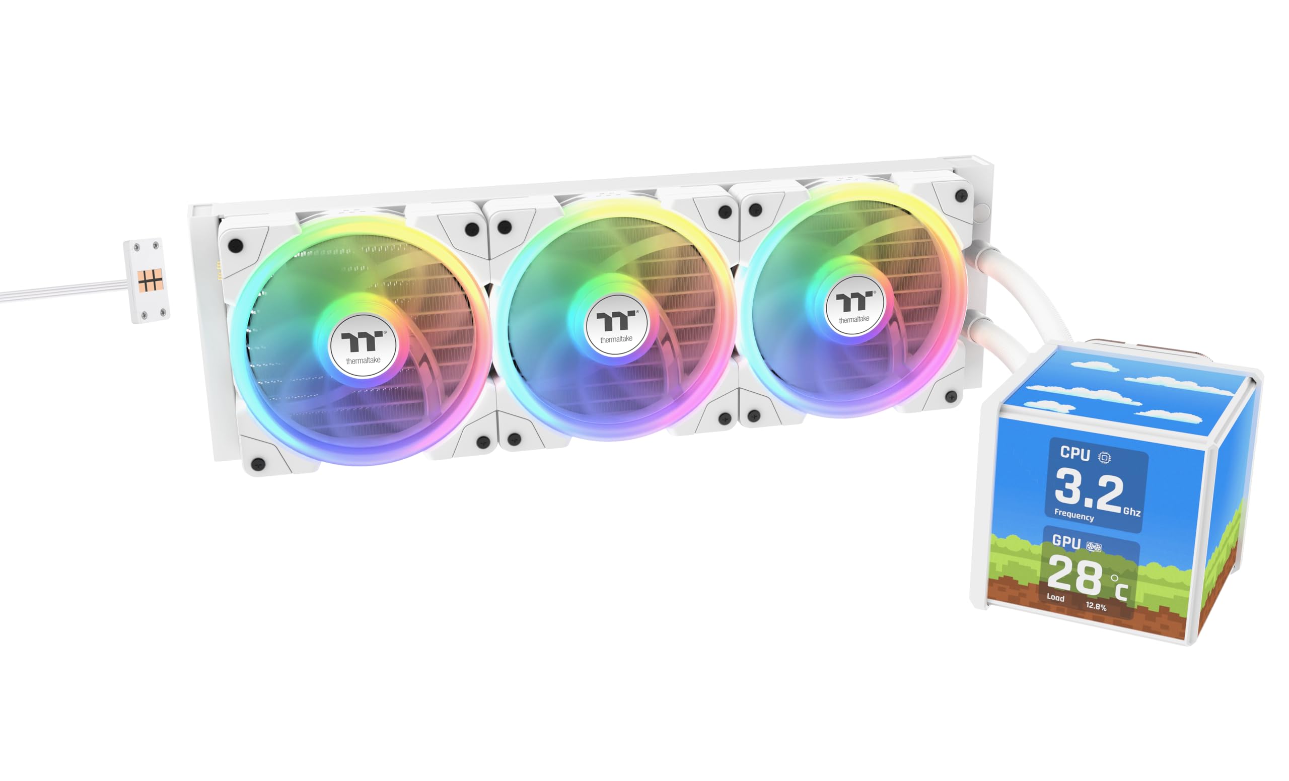 Amazon | Thermaltake MINECUBE 360 Ultra Snow All-In-One Liquid